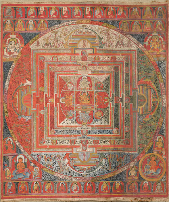Mandala: Spiritual and ritual symbol in Hinduism, Jainism and Buddhism