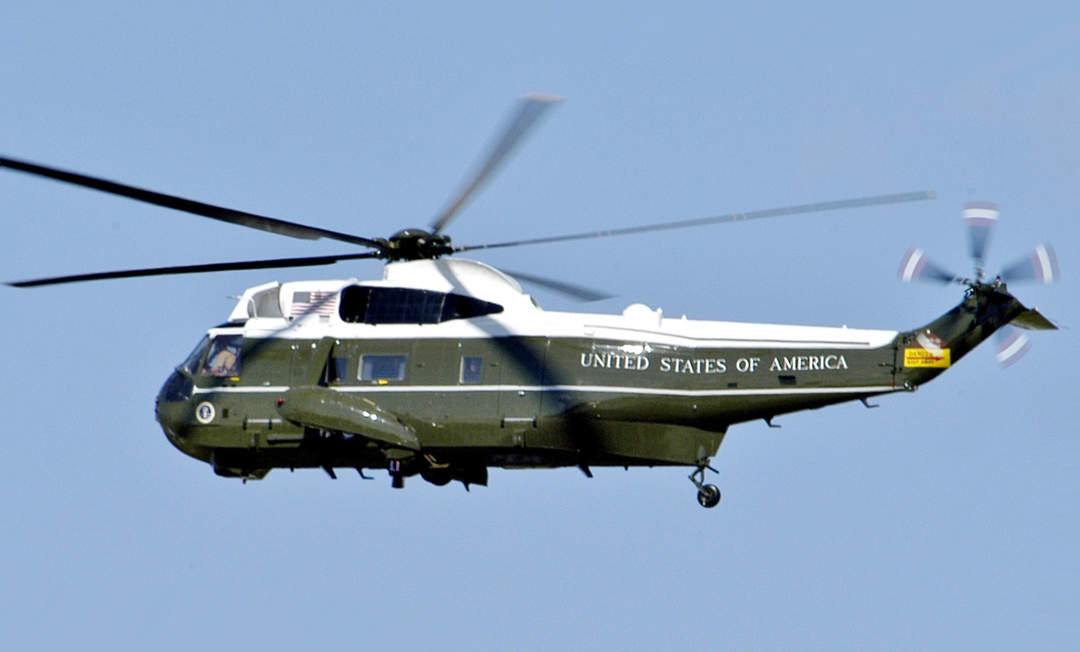 Marine One: Air traffic control call sign for any U.S. Marine Corps aircraft carrying the U.S. President