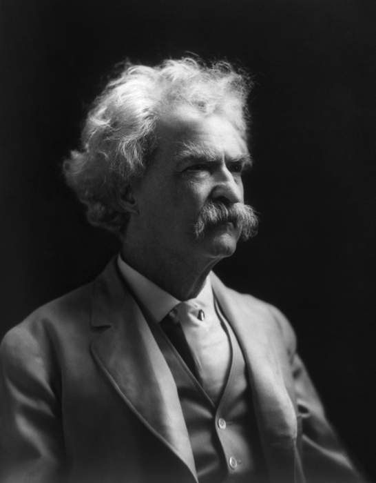 Mark Twain: American author and humorist (1835–1910)