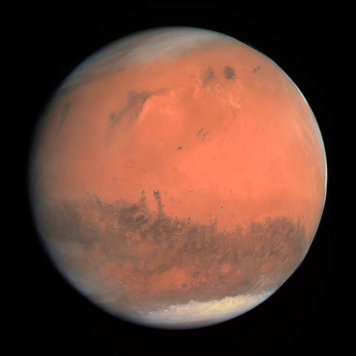 Mars: Fourth planet from the Sun