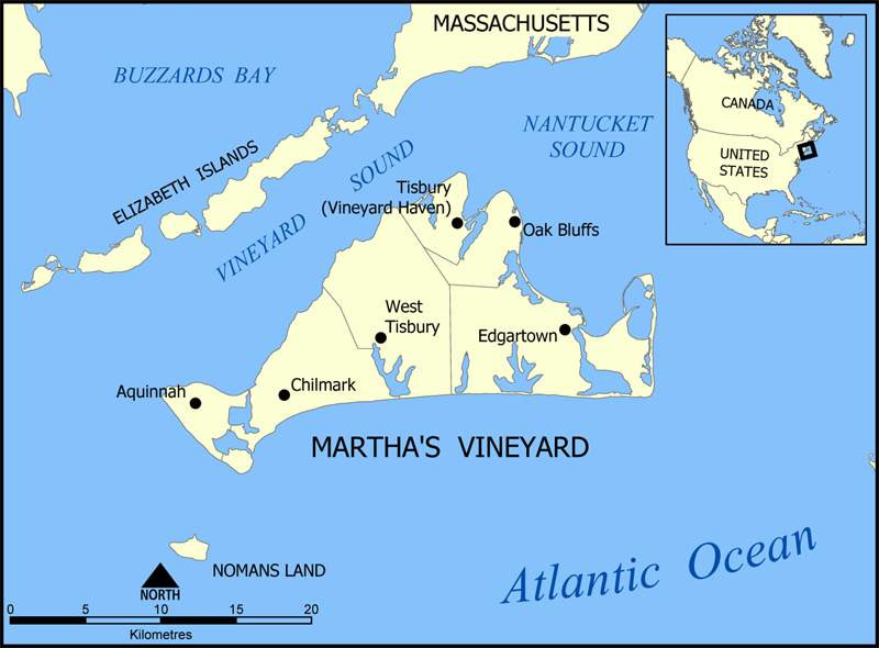 Martha's Vineyard: Island south of Cape Cod, Massachusetts, U.S.