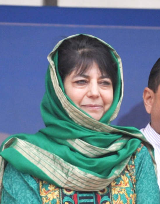 Mehbooba Mufti: Indian politician (born 1959)