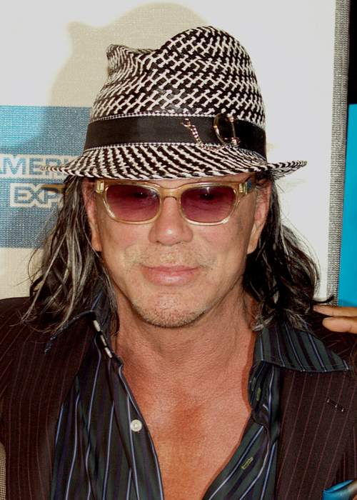 Mickey Rourke: American actor and former boxer