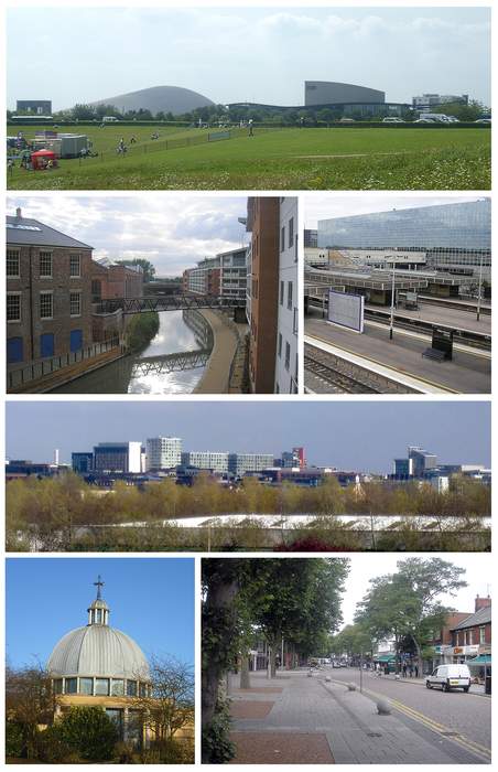 Milton Keynes: City in Buckinghamshire, England