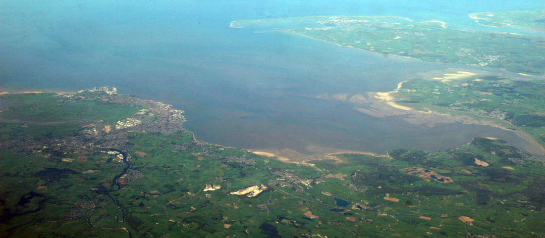 Morecambe Bay: Estuary in northwest England