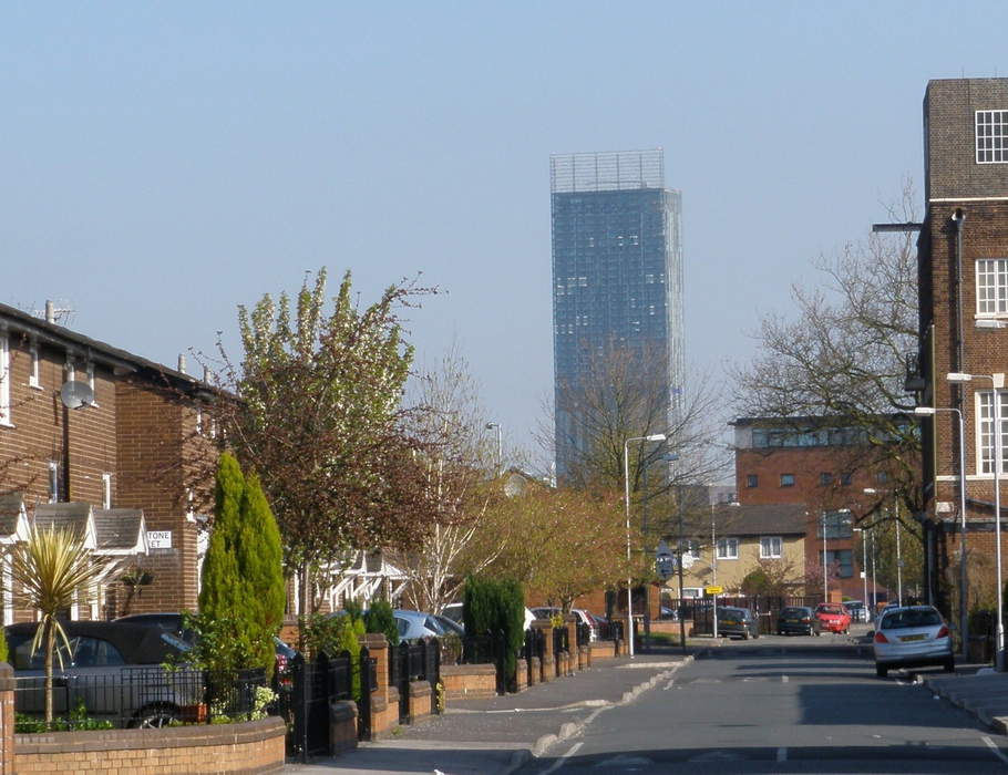 Moss Side: Inner-city area of Manchester, England