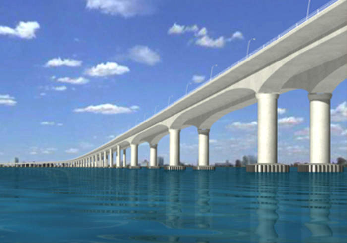 Mumbai Trans Harbour Link: Sea bridge in India