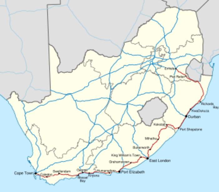 N2 (South Africa): National road in South Africa