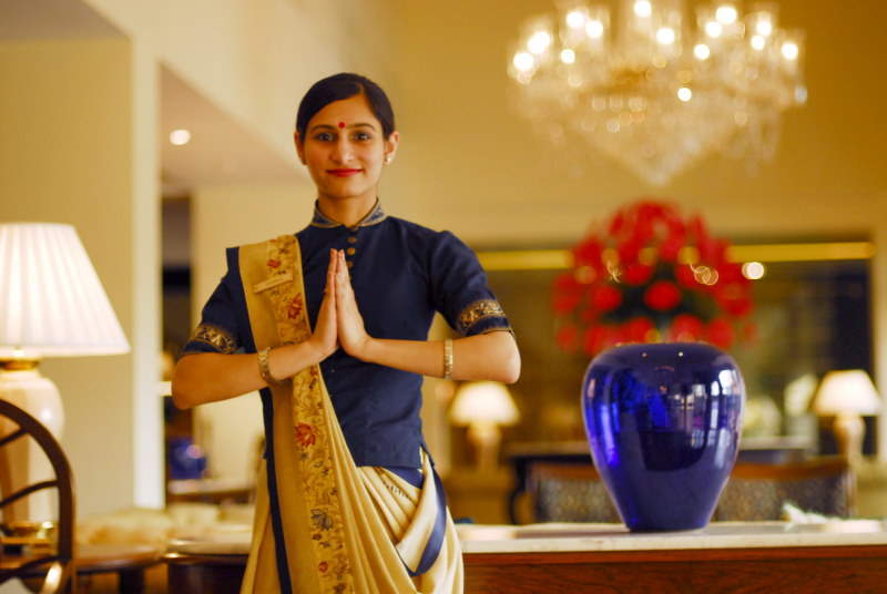 Namaste: Customary Hindu greeting