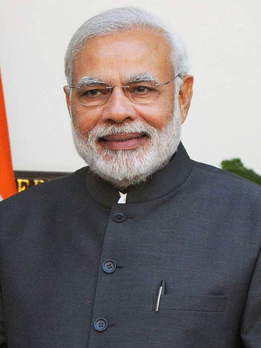 Narendra Modi: Prime minister of India since 2014