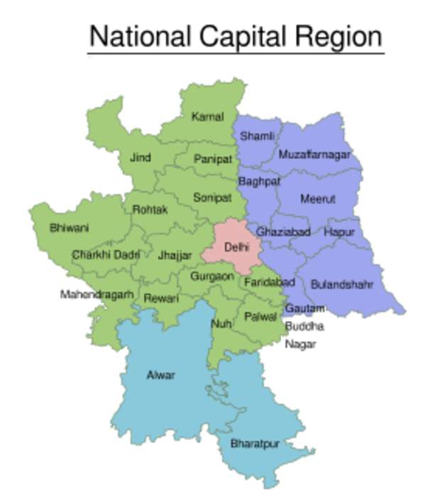 National Capital Region (India): Planning region centred upon the National Capital Territory (NCT) of Delhi, in India