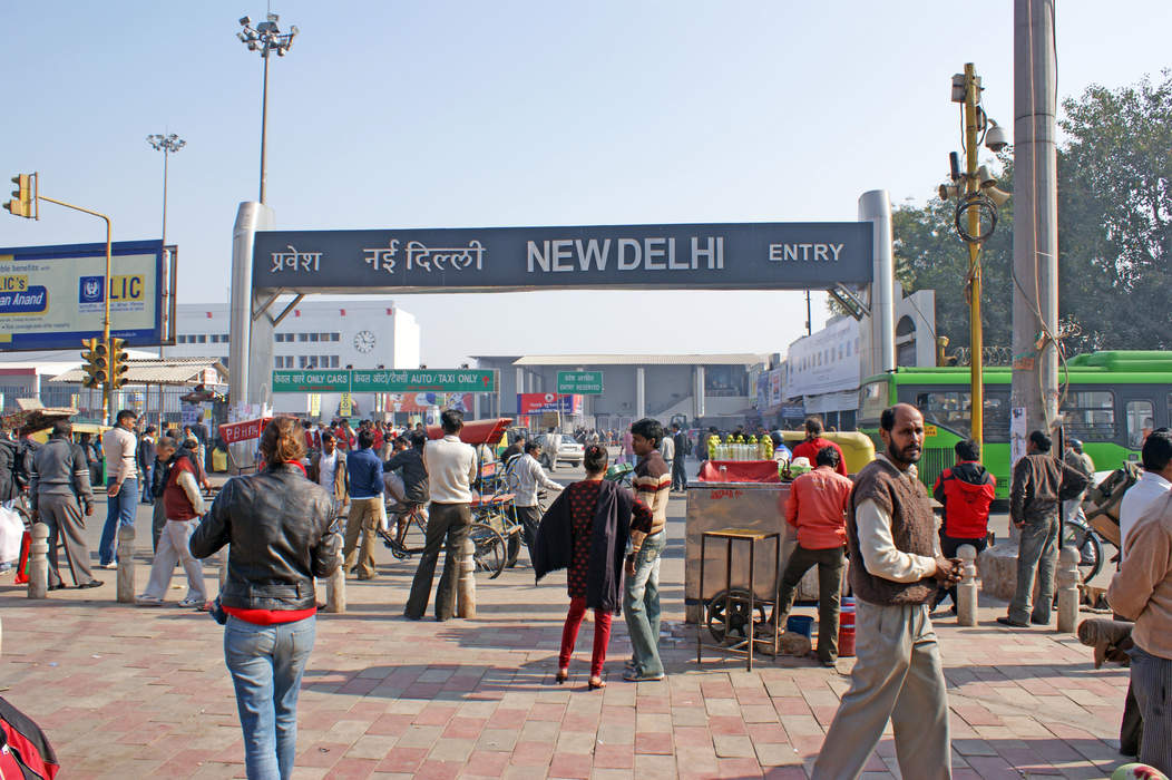 New Delhi railway station: Railway junction in the capital of India