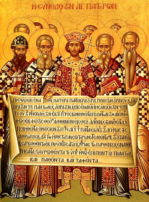 Nicene Creed: Statement of belief adopted at the First Ecumenical Council in 325