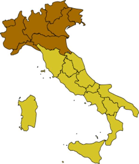 Northern Italy: Geographical and cultural region in the northern part of Italy