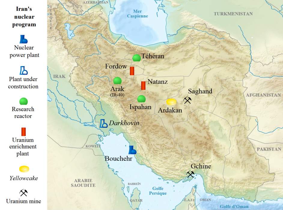 Nuclear facilities in Iran: