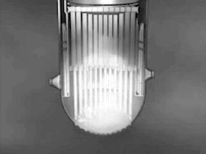 Nuclear meltdown: Reactor accident due to core overheating