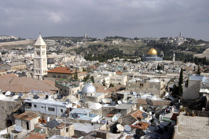 Old City of Jerusalem: Walled area in East Jerusalem