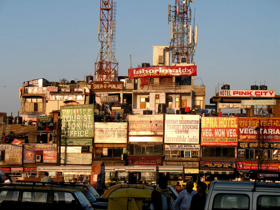 Paharganj: Neighbourhood of Delhi in Central Delhi, India