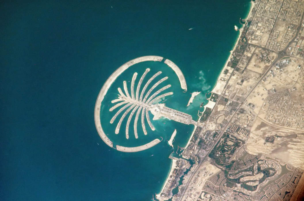 Palm Jumeirah: Manmade archipelago in Dubai, United Arab Emirates
