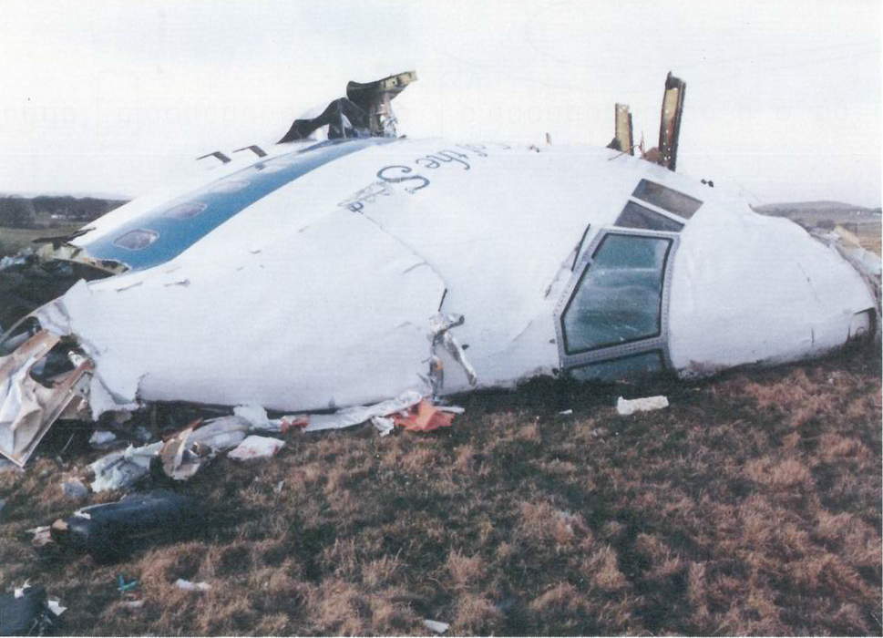 Pan Am Flight 103: Flight bombed by a terrorist over Lockerbie, Scotland in 1988