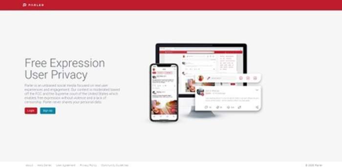 Parler: American alt-tech social networking service