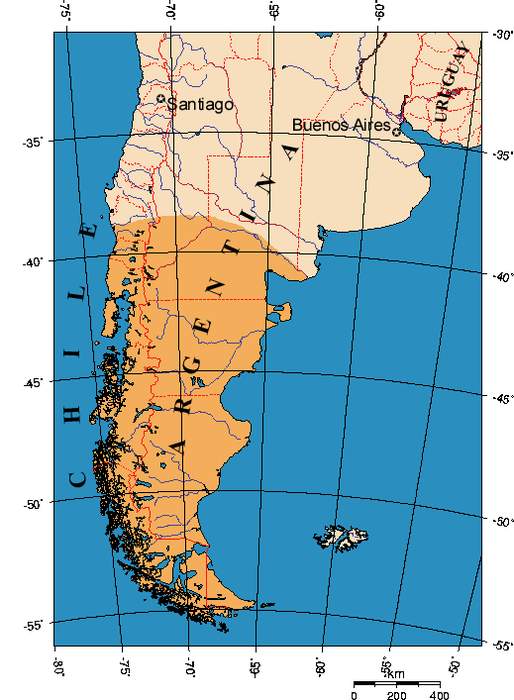 Patagonia: Geographical region in South America