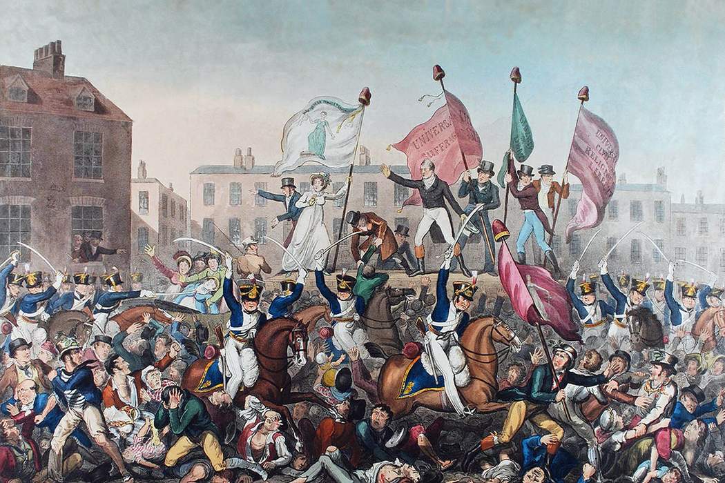 Peterloo Massacre: Massacre of protesters in 1819