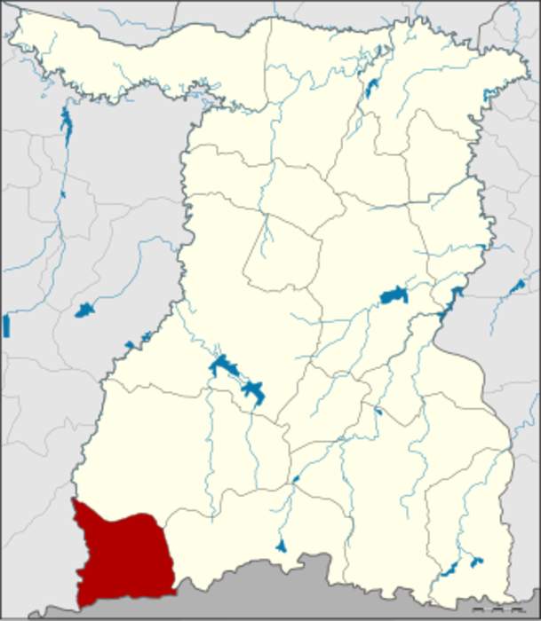 Phanom Dong Rak district: District in Surin, Thailand