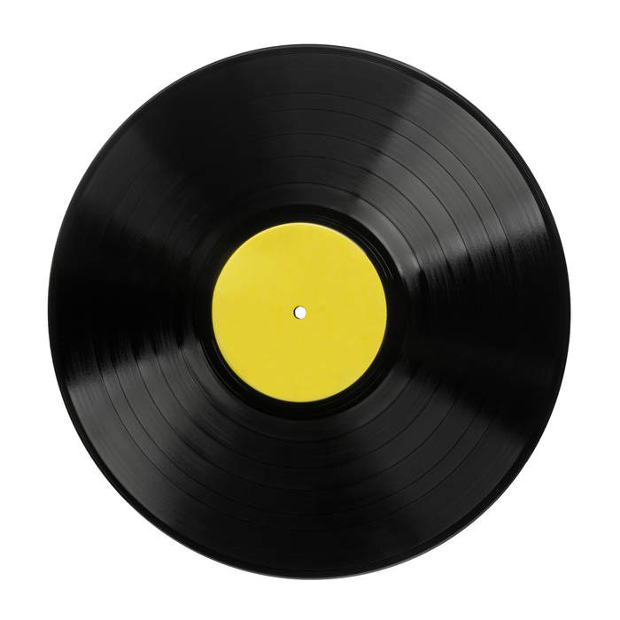 Phonograph record: Disc-shaped analog sound storage medium