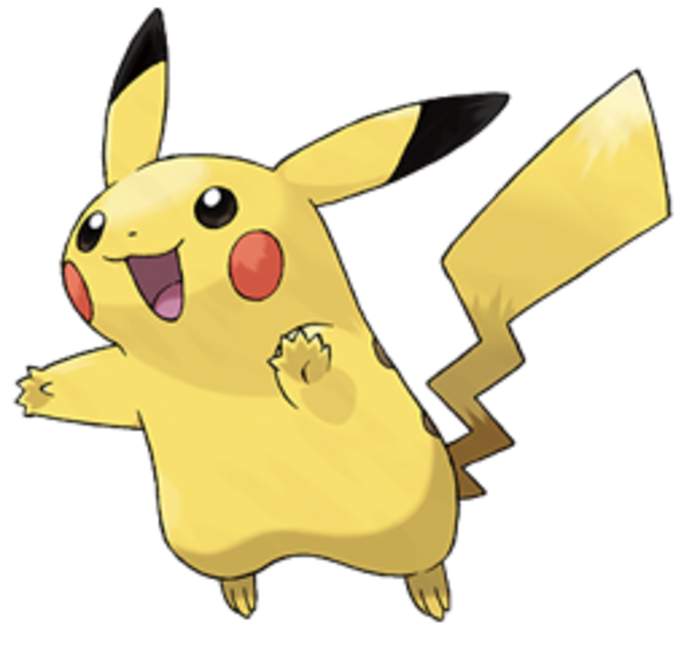 Pikachu: Pokémon species, mascot of the Pokémon franchise