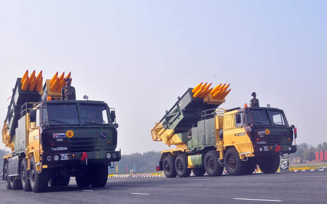 Pinaka multi-barrel rocket launcher: Indian long-range multiple launch rocket system