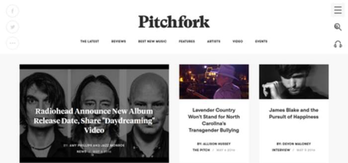 Pitchfork (website): American online music publication