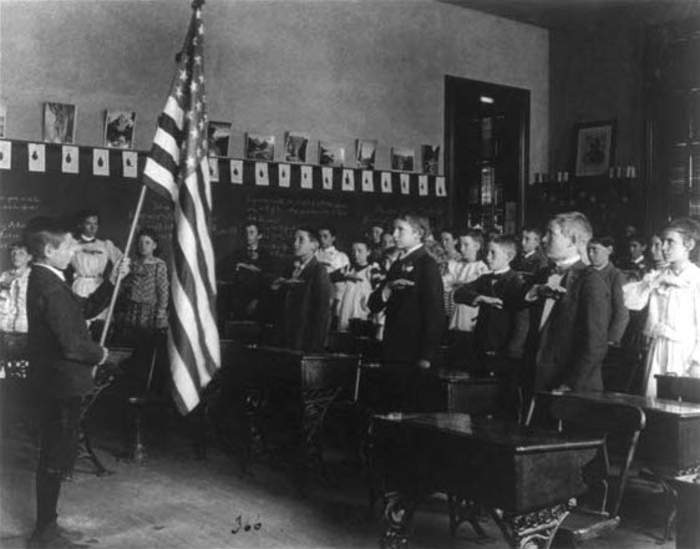 Pledge of Allegiance: Loyalty oath to the flag and republic of the U.S.