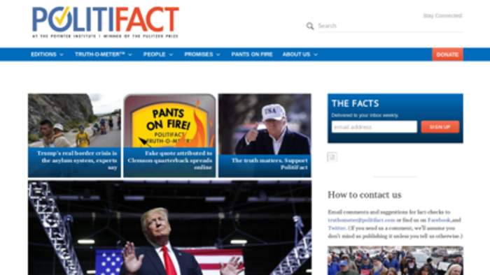 PolitiFact: American nonprofit fact-checking website