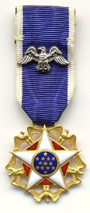 Presidential Medal of Freedom: Joint-highest civilian award of the US