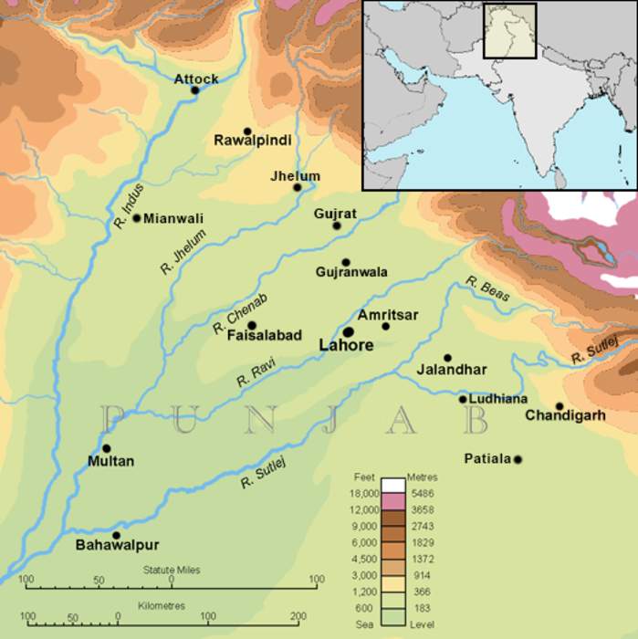 Punjab: Region in South Asia