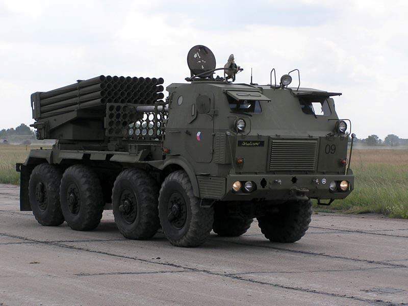 RM-70 multiple rocket launcher: Czechoslovak self-propelled multiple rocket launcher