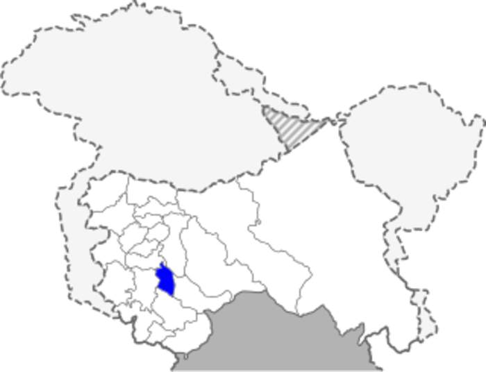 Ramban district: District of Jammu and Kashmir administered by India