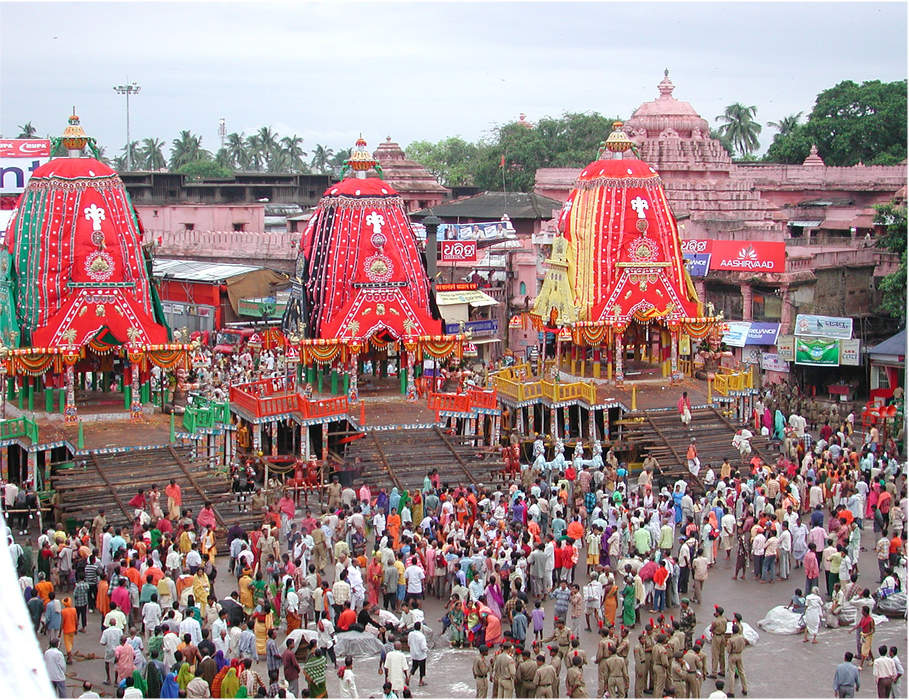 Ratha Yatra (Puri): Hindu Odia chariot festival dedicated to the deity Jagannath