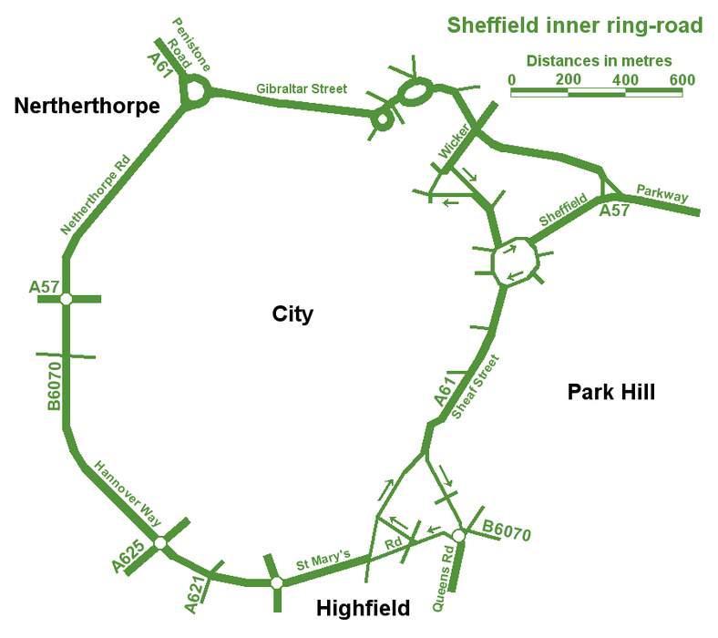 Ring road: Type of road encircling a settlement