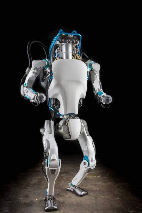 Robot: Machine capable of carrying out a complex series of actions automatically