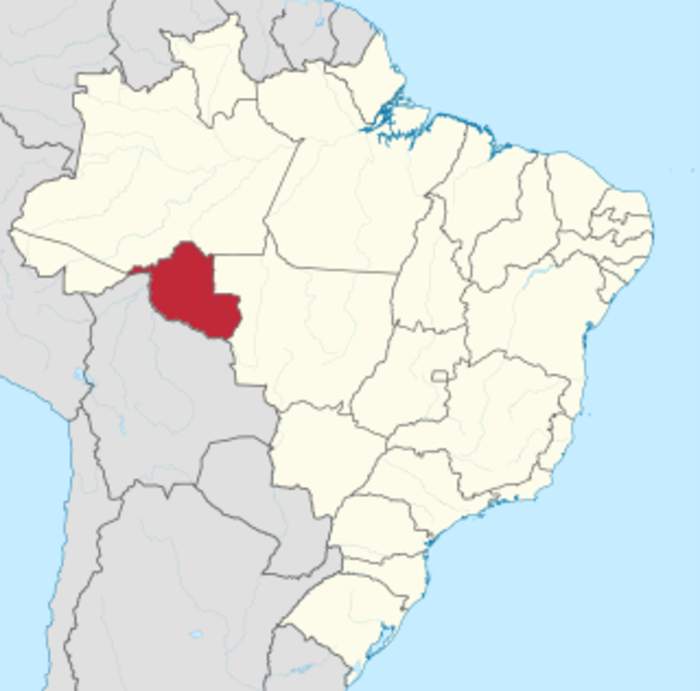 Rondônia: State in western Brazil