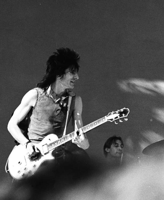 Ronnie Wood: British rock musician, member of the Rolling Stones