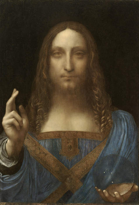 Salvator Mundi (Leonardo): Painting attributed in whole or part to Leonardo da Vinci