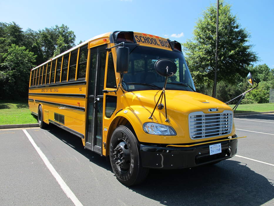 School bus: Bus operated by a school or school district for student transport