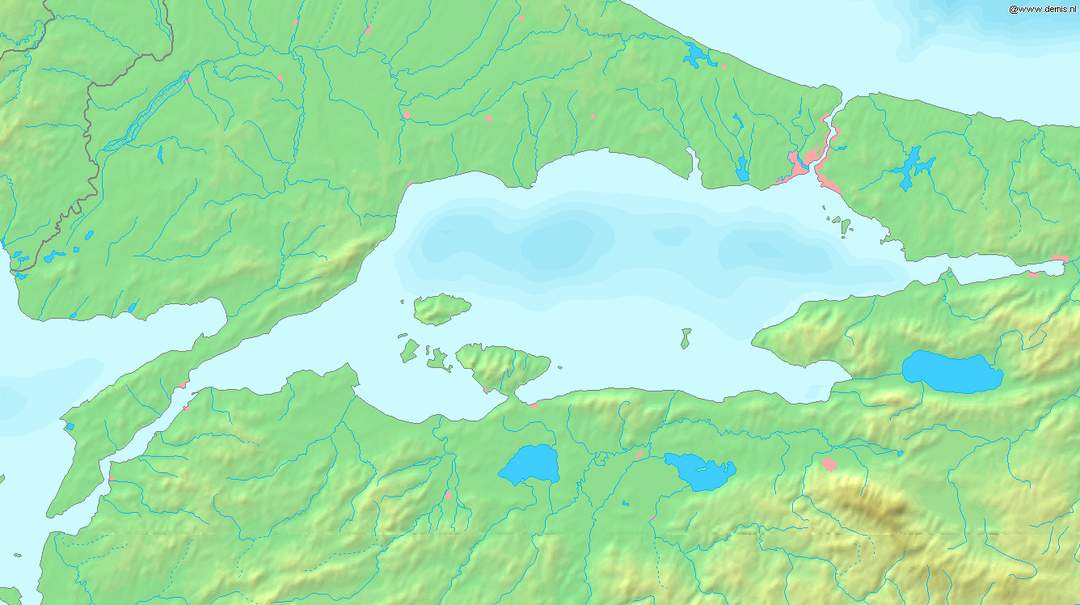Sea of Marmara: Small sea between the Mediterranean and Black seas