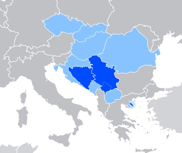 Serbian language: South Slavic language of the Balkans