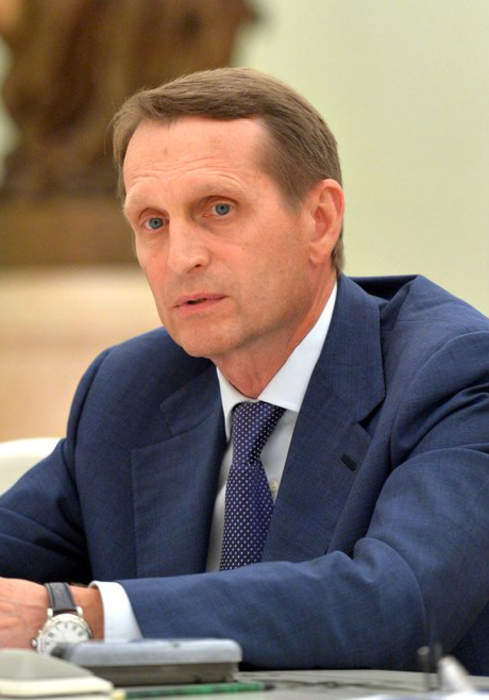 Sergey Naryshkin: Russian director of the Foreign Intelligence Service (born 1954)