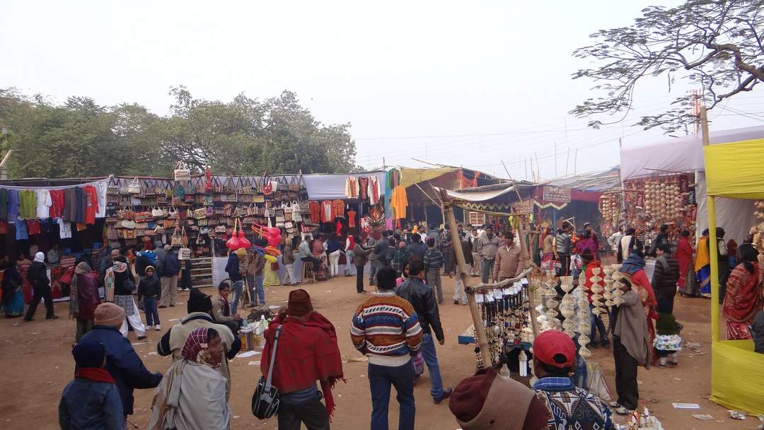 Shantiniketan: Neighbourhood in Bolpur, Birbhum, West Bengal, India