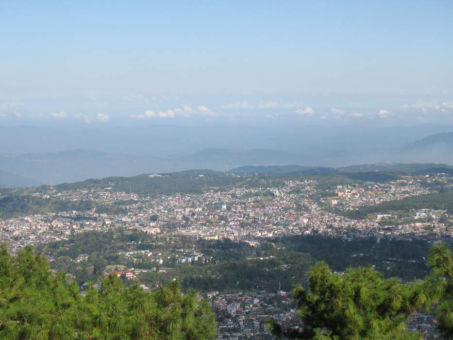 Shillong: City and state capital of Meghalaya, India